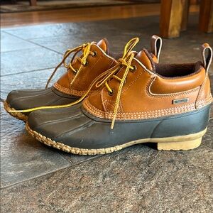 Waterproof Brown and Tan Men's Duck Boot